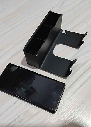 Space-Saving Wall-Mounted Hair Dryer Holder - Hands-Free, Fits Small to Large Dryers, Perfect for Bathroom Organization