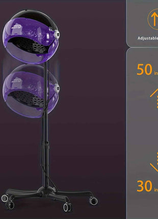 Standing Hair Dryer 1875W Professional Ionic Hooded Hair Dryer