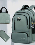 3 Pezzi Set Borsa a Tracolla e Astuccio per Pranzo, Regalo Unisex per la Scuola – Ideale per il Periodo Scolastico