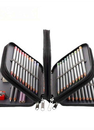 1pz Astuccio Portapenne Groot a 4 Strati in Tela - Custodia Portatile per Pittura, Disegno e Matite Colorate, Il Regalo Perfetto per Amici e Famiglia 011MGQBDA053