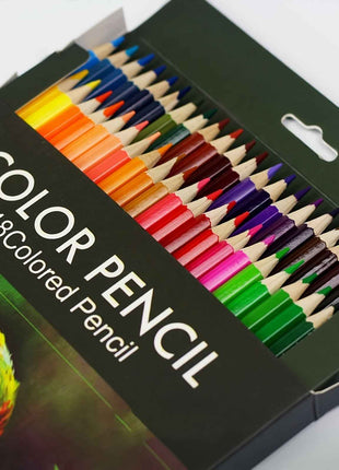Set di 48 matite colorate per adulti e studenti, pastelli ad olio a nucleo morbido per colorare libri/bozzetti professionali, matite in legno vibranti e resistenti, regalo di Capodanno per la scuola, ufficio e cancelleria, idea regalo per le vacanze e il