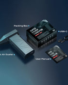 130000 RPM High-Speed Jet Hair Dryer - Turbo-Charged, Portable, Wireless, Rechargeable, and Compact Design - Perfect for Car, Computer, Keyboard, and Lens Drying with Convenient Type-C Rechargeable Feature - Riparo82