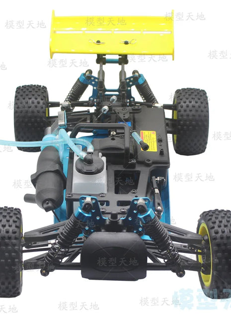 1/10 RC Four-Wheel Drive Two-Speed Model Toy Car Methanol Oil Off-Roadat Car Fuel Frame HSP 94166 - Riparo82