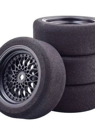 1/10 flat running sponge tire RC tire professional racing unlimited HSP94,123 Sakura D4 Tiangong TT02 flat sports car - Riparo82