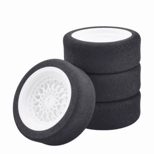 1/10 flat running sponge tire RC tire professional racing unlimited HSP94,123 Sakura D4 Tiangong TT02 flat sports car - Riparo82