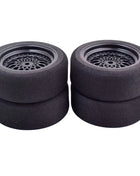 1/10 flat running sponge tire RC tire professional racing unlimited HSP94,123 Sakura D4 Tiangong TT02 flat sports car - Riparo82