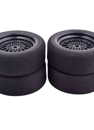 1/10 flat running sponge tire RC tire professional racing unlimited HSP94,123 Sakura D4 Tiangong TT02 flat sports car - Riparo82