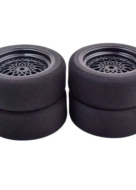 1/10 flat running sponge tire RC tire professional racing unlimited HSP94,123 Sakura D4 Tiangong TT02 flat sports car - Riparo82