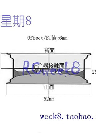 1/10 flat running sponge tire RC tire professional racing unlimited HSP94,123 Sakura D4 Tiangong TT02 flat sports car - Riparo82