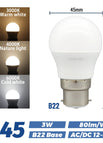 3W B22 / AC DC 12-48V / Natural light 4000K