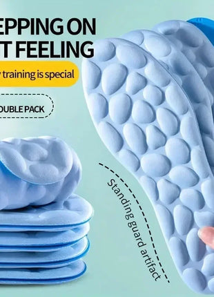 1/2Pair Massage Memory Foam Insoles for Shoes Sole Breathable Cushion Sport Insoles Feet Orthopedic Insoles Men Women Shoe Pads - Riparo82