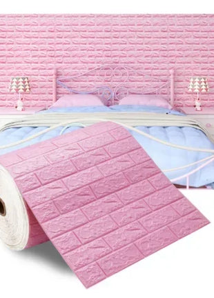 1/5/10m/Roll Retro 3D Wall Sticker Imitation Brick Plane Wall Sticker Furniture Stickers Wallpaper for Wall Living Room Kitchen - Riparo82