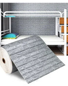 1/5/10m/Roll Retro 3D Wall Sticker Imitation Brick Plane Wall Sticker Furniture Stickers Wallpaper for Wall Living Room Kitchen - Riparo82