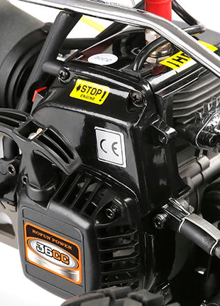 1/5 Scale Rofun Rovan Baja360 Petrol Cars 2.4G RWD 80km/h RC Buggy 2 Stroke Engine RTR Truck  Powered Nitro RC Car Pull Start - Riparo82