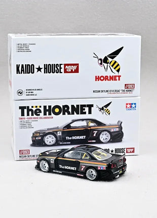 1:64 GTR34 V1 Hornet V1#7 Diecast Car Alloy Car Decor Figurine Collectable Toy - Riparo82