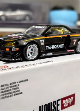 1:64 GTR34 V1 Hornet V1#7 Diecast Car Alloy Car Decor Figurine Collectable Toy - Riparo82