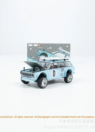 1:64 GTR34 V1 Hornet V1#7 Diecast Car Alloy Car Decor Figurine Collectable Toy - Riparo82