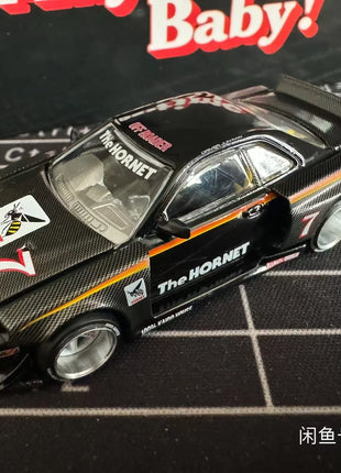 1:64 GTR34 V1 Hornet V1#7 Diecast Car Alloy Car Decor Figurine Collectable Toy - Riparo82