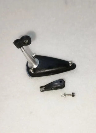 1 Sets Aluminum adjustable Rocker arm with bearing & chuck with triangular seat for Nitro Gasoline RC Airplane Fixing Wing Plane - Riparo82