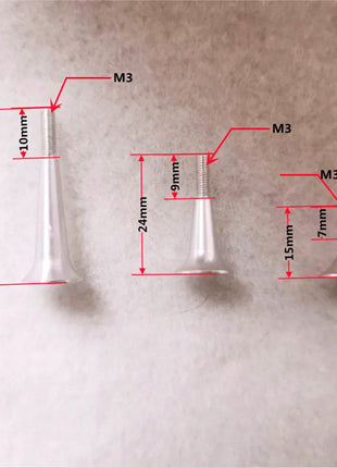 1 Sets Aluminum adjustable Rocker arm with bearing & chuck with triangular seat for Nitro Gasoline RC Airplane Fixing Wing Plane - Riparo82
