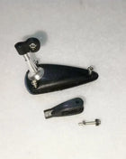 1 Sets Aluminum adjustable Rocker arm with bearing & chuck with triangular seat for Nitro Gasoline RC Airplane Fixing Wing Plane - Riparo82