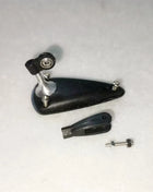 1 Sets Aluminum adjustable Rocker arm with bearing & chuck with triangular seat for Nitro Gasoline RC Airplane Fixing Wing Plane - Riparo82