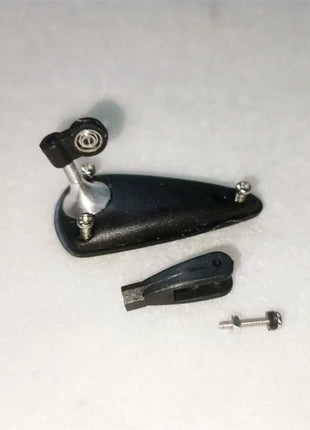 1 Sets Aluminum adjustable Rocker arm with bearing & chuck with triangular seat for Nitro Gasoline RC Airplane Fixing Wing Plane - Riparo82