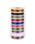 10 Rolls Tail Wire Nylon Coated Stainless Steel Wire Beading Rope Wire For DIY Bracelet Necklace Crafts Jewelry Making - Riparo82