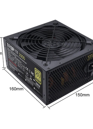1000w pc power supply 80 plus glod for pc gaming 1000W Fully Modular ATX PSU Computer PC Gamer Power Supply 1000w Watt - Riparo82