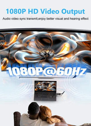 1080P 5G 200m Wireless WiFi HDMI Audio Video Transmitter Receiver Extender Adapter for PS4 Camera DVD Laptop PC To TV Projector - Riparo82