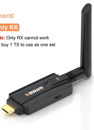 1080P 5G 200m Wireless WiFi HDMI Audio Video Transmitter Receiver Extender Adapter for PS4 Camera DVD Laptop PC To TV Projector - Riparo82