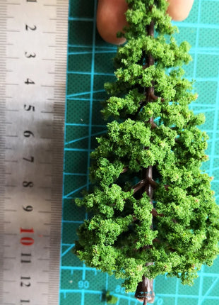 10pcs 1:87 Scale Simulation Pine Model Cedar Trees Landscape Miniature Train Railway Layout Scenery Dioramas Diy Decor mixed - Riparo82