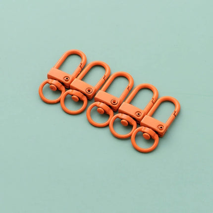 10pcs 33mm Metal Lobster Claw Clasps Swivel Lanyards Trigger Snap Hooks for DIY Bag Key Chains Rings Connector Jewelry Making - Riparo82