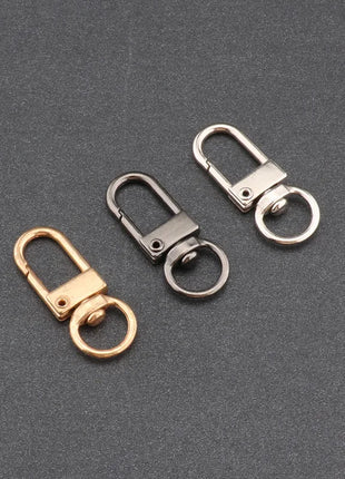 10pcs 33mm Metal Lobster Claw Clasps Swivel Lanyards Trigger Snap Hooks for DIY Bag Key Chains Rings Connector Jewelry Making - Riparo82