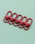 10pcs 33mm Metal Lobster Claw Clasps Swivel Lanyards Trigger Snap Hooks for DIY Bag Key Chains Rings Connector Jewelry Making - Riparo82