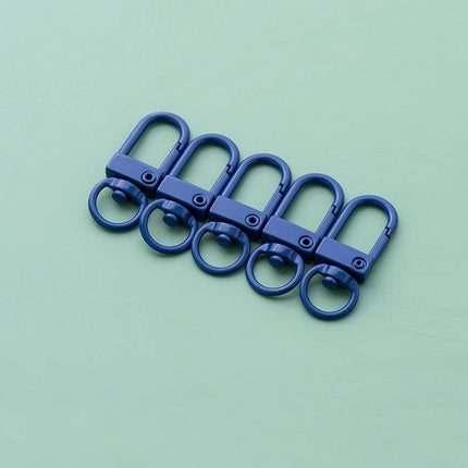 10pcs 33mm Metal Lobster Claw Clasps Swivel Lanyards Trigger Snap Hooks for DIY Bag Key Chains Rings Connector Jewelry Making - Riparo82