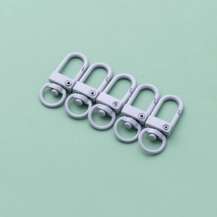 10pcs 33mm Metal Lobster Claw Clasps Swivel Lanyards Trigger Snap Hooks for DIY Bag Key Chains Rings Connector Jewelry Making - Riparo82