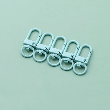 10pcs 33mm Metal Lobster Claw Clasps Swivel Lanyards Trigger Snap Hooks for DIY Bag Key Chains Rings Connector Jewelry Making - Riparo82