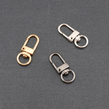10pcs 33mm Metal Lobster Claw Clasps Swivel Lanyards Trigger Snap Hooks for DIY Bag Key Chains Rings Connector Jewelry Making - Riparo82