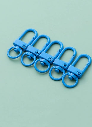 10pcs 33mm Metal Lobster Claw Clasps Swivel Lanyards Trigger Snap Hooks for DIY Bag Key Chains Rings Connector Jewelry Making - Riparo82