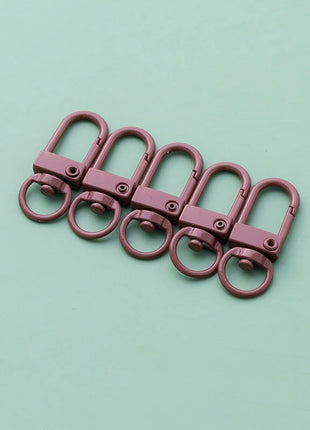 10pcs 33mm Metal Lobster Claw Clasps Swivel Lanyards Trigger Snap Hooks for DIY Bag Key Chains Rings Connector Jewelry Making - Riparo82