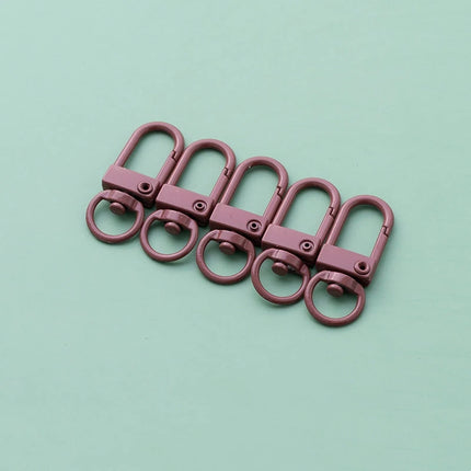 10pcs 33mm Metal Lobster Claw Clasps Swivel Lanyards Trigger Snap Hooks for DIY Bag Key Chains Rings Connector Jewelry Making - Riparo82