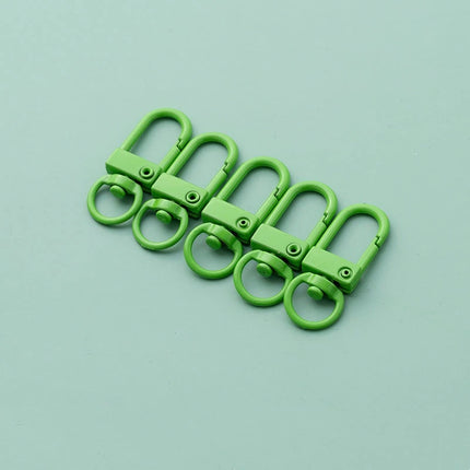10pcs 33mm Metal Lobster Claw Clasps Swivel Lanyards Trigger Snap Hooks for DIY Bag Key Chains Rings Connector Jewelry Making - Riparo82