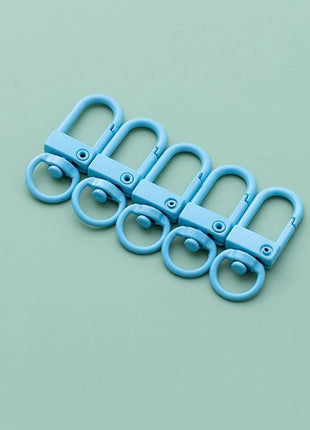 10pcs 33mm Metal Lobster Claw Clasps Swivel Lanyards Trigger Snap Hooks for DIY Bag Key Chains Rings Connector Jewelry Making - Riparo82