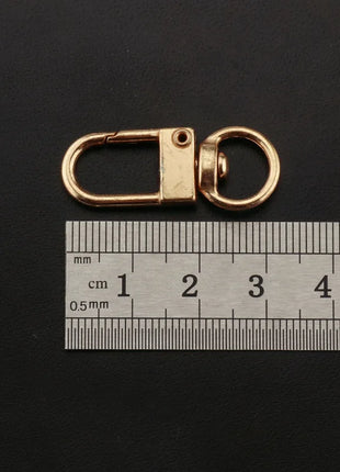 10pcs 33mm Metal Lobster Claw Clasps Swivel Lanyards Trigger Snap Hooks for DIY Bag Key Chains Rings Connector Jewelry Making - Riparo82