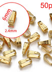 2x6mm-Gold 50pcs