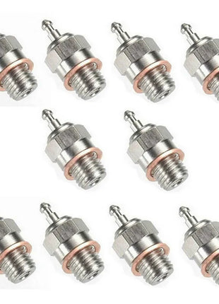 10pcs/Lot Hot Glow Plugs No.3# N3 N4 Models SH Vertex Nitro Parts Redcat HSP 70117 Remote Control RC Car - Riparo82