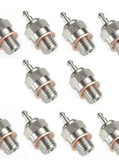 10pcs/Lot Hot Glow Plugs No.3# N3 N4 Models SH Vertex Nitro Parts Redcat HSP 70117 Remote Control RC Car - Riparo82