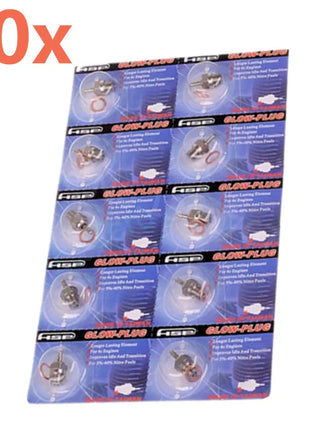 10pcs/Lot Hot Glow Plugs No.3# N3 N4 Models SH Vertex Nitro Parts Redcat HSP 70117 Remote Control RC Car - Riparo82