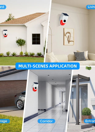 120dB siren alarm device triggered by motion detection

